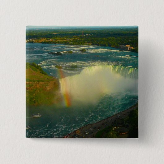 niagara herfsten vierkante button 5,1 cm (Voorkant)