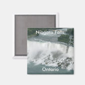 Niagara Herfsten vierkante magneet (Voorkant / Achterkant)
