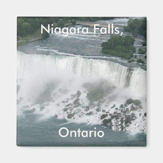Niagara Herfsten vierkante magneet (Voorkant)