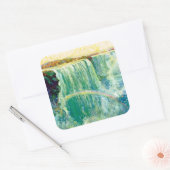 Niagara Herfsten Vierkante Sticker (Envelop)