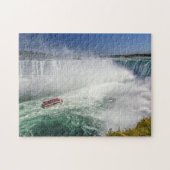 Niagara Herfsten Waterfall Boat Jigzaag Puzzle Legpuzzel (Horizontaal)