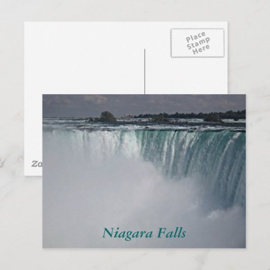 Niagara Herfsten Waterfall Briefkaart (Voorkant / Achterkant)