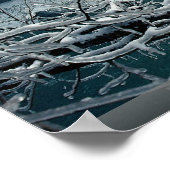 Niagara Herfsten winter, Ontario, Canada Poster (Hoek)