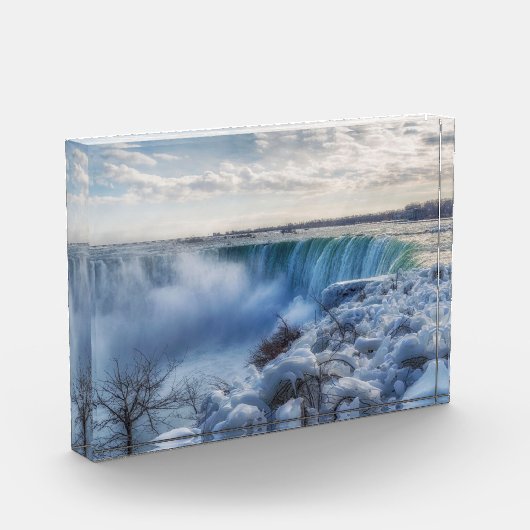 Niagara Herfsten winterochtendfoto Fotoblokken (Links)