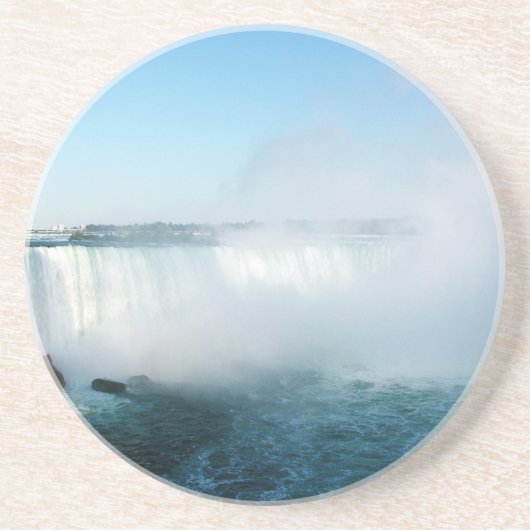Niagara Herfsten. Zandsteen Onderzetter (Voorkant)