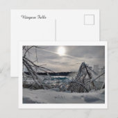 Niagara in de winter 2 briefkaart (Voorkant / Achterkant)