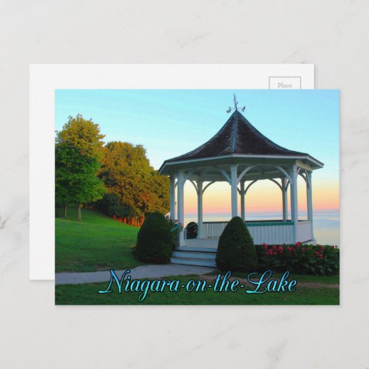 Niagara-op-het-meer van Canada Briefkaart (Voorkant / Achterkant)