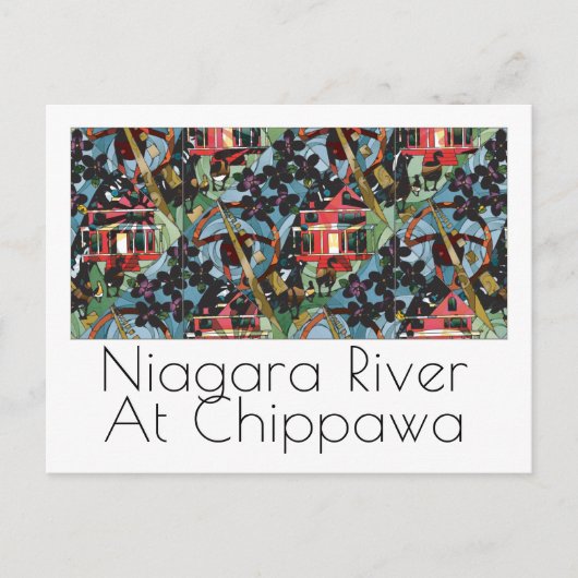 Niagara River Briefkaart (Voorkant)