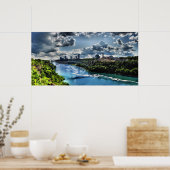 Niagara River/Rainbow Bridge Poster (Keuken)