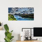 Niagara River/Rainbow Bridge Poster (Thuiskantoor)