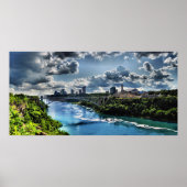 Niagara River/Rainbow Bridge Poster (Voorkant)