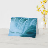 Niagara valt Gelukkige Verjaardag! Kaart (Gele Bloem)