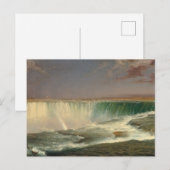 Niagara, waterval door Frederic Edwin Church Briefkaart (Voorkant / Achterkant)