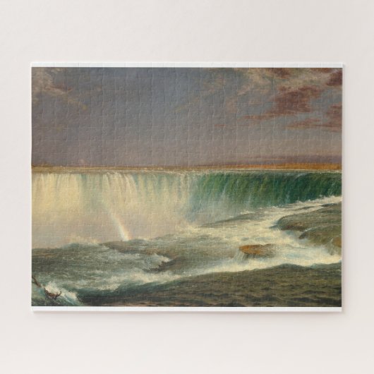 Niagara, waterval door Frederic Edwin Church Legpuzzel (Horizontaal)