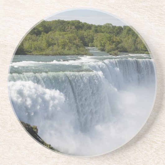 Niagara waterval zandsteen onderzetter (Voorkant)