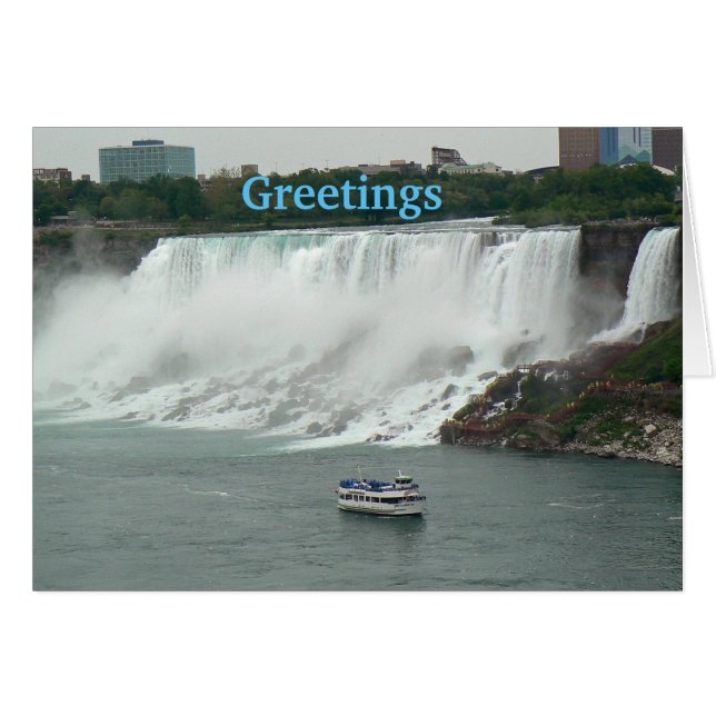 Niagara watervallen aan de Canadese kant (Voorkant Horizontaal)
