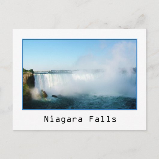 Niagara-watervallen Briefkaart (Voorkant)