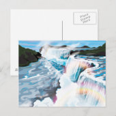 Niagara watervallen briefkaart (Voorkant / Achterkant)