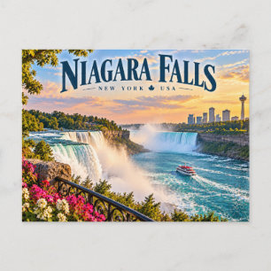 Niagara watervallen briefkaart