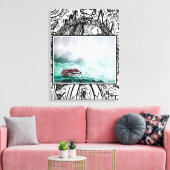 Niagra Herfsten aan de goede kant Canvas Afdruk (Insitu (Woonkamer))