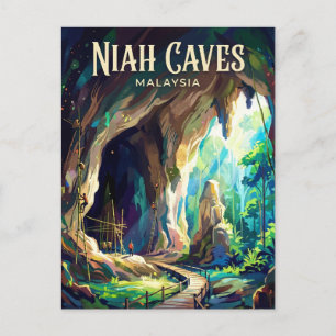 Niah Caves Nationaal Park Maleisië Briefkaart
