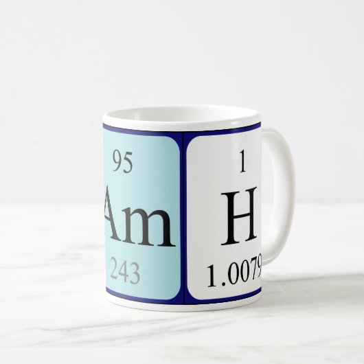 Niamh periodieke lijstnaam mok (Voorkant rechts)