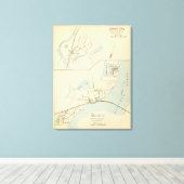 Niantic, Jewett City Canvas Afdruk (Insitu (Houten vloer))