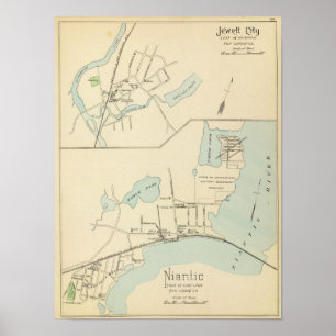 Niantic, Jewett City Poster
