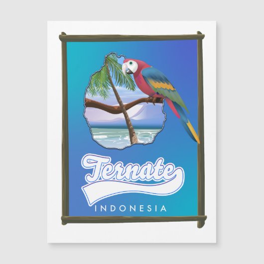 Nias Island Indonesia reiskaart (Voorkant)