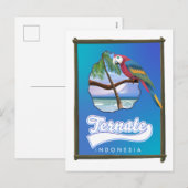 Nias Island Indonesia reiskaart Feestdagenkaart (Voorkant / Achterkant)