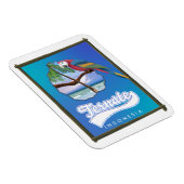 Nias Island Indonesia reiskaart Magneet (Rechterzijde)