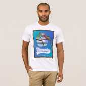 Nias Island Indonesia reiskaart T-shirt (Voorkant volledig)