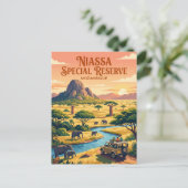 Niassa Special Reserve Mozambique Briefkaart (Staand voorkant)