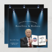 Nibbles Nightcaps Engagement Party Trump geweldig Kaart (Voorkant / Achterkant)