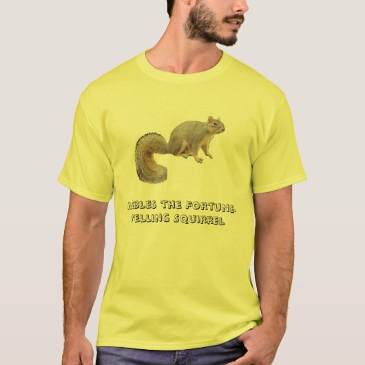 Nibbles the Fortune Telling Squirrel T-shirt (Voorkant)