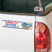 Nibbles voor burgemeester Bumpersticker (Op Truck)