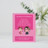 Nibbles & Wijn Verjaardagsfeestje Papier Uitnodigi (Staand voorkant)