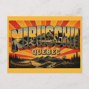 Nibiischii Nationaal Park Quebec Inheemse Grond Briefkaart