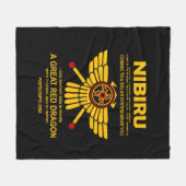Nibiru - Planet of the Crossing Fleece Deken (Voorkant (Horizontaal))