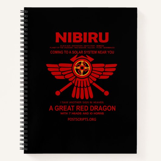 Nibiru - Planet of the Crossing Notitieboek (Voorkant)