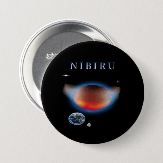 Nibiru Ronde Button 7,6 Cm (Voorkant /achterkant)