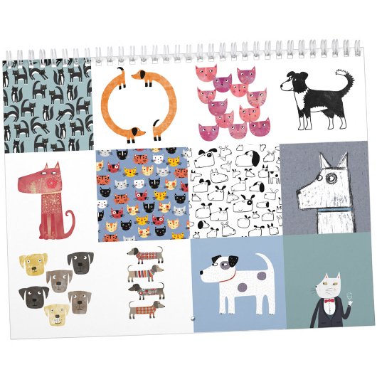 Nic Squirrell Cats and Dogs Calendar Kalender