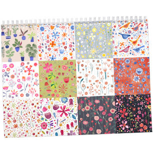 Nic Squirrell Floral Paintings Kalender