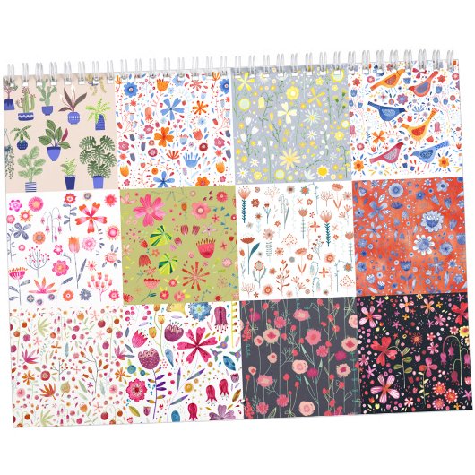 Nic Squirrell Floral Paintings Kalender