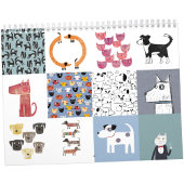 Nic Squirrell Grappige Katten en Honden Kalender