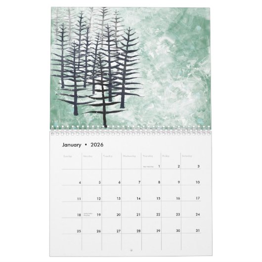 Nic Squirrell Landscape Paintings Kalender (Jan 2026)