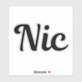 Nic Sticker (Vel)