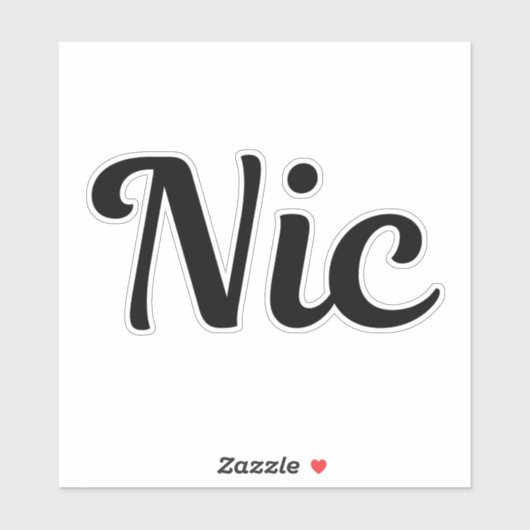 Nic Sticker (Vel)