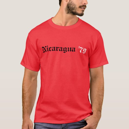 Nicaragua '79 t-shirt (Voorkant)