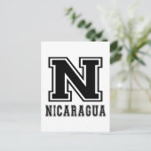 Nicaragua Design Briefkaart (Staand voorkant)